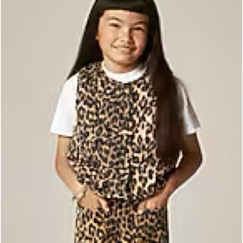 Crewcuts tan leopard print quilted vest - Picture 2 of 11